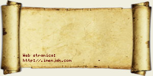 Tamara Aćimović vizit kartica